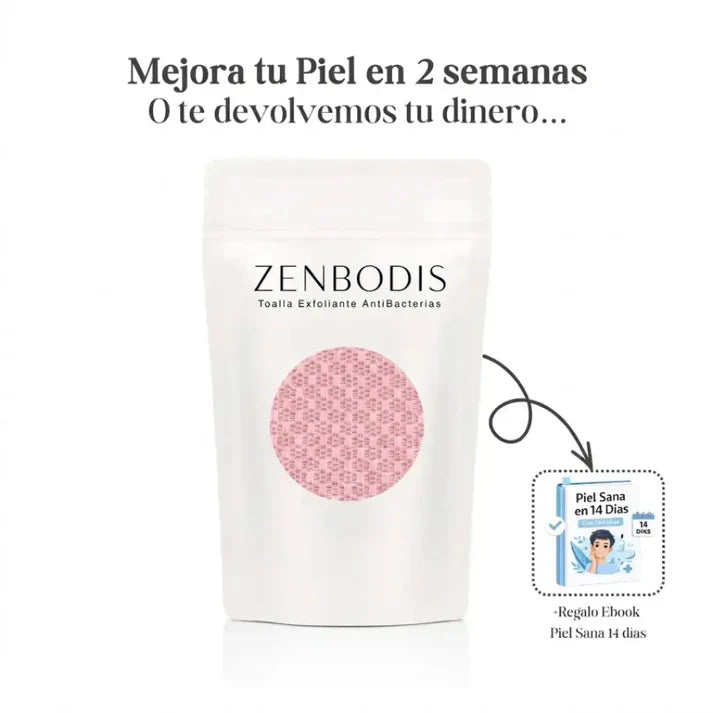 Toalla Exfoliante Anti-Bacterias ZenBodis™