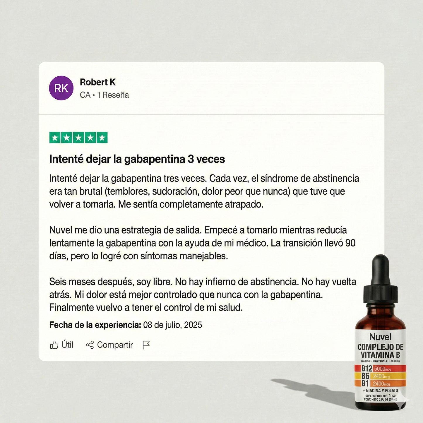 Complejo de vitamina B Nuvel